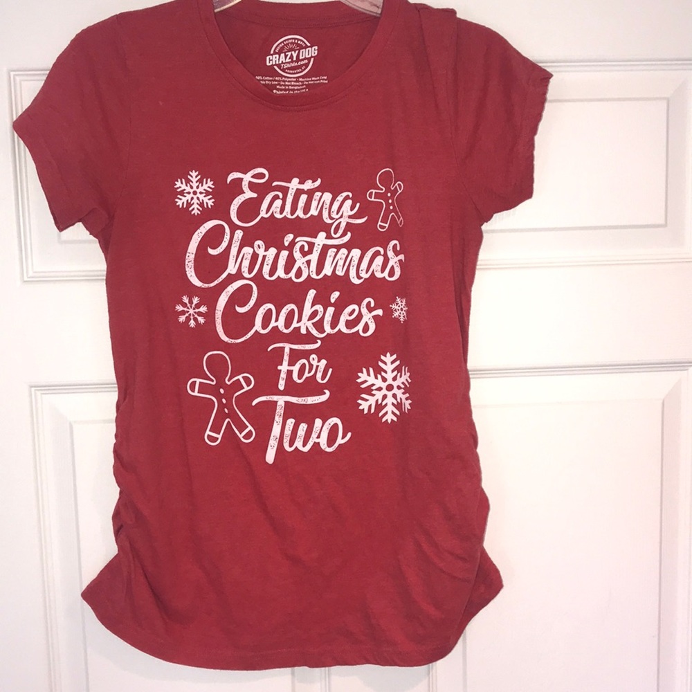 🤰Maternity Christmas t-shirt 🍪